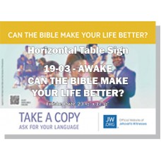 HPG-19.3 - 2019 Edition 3 - Awake - "Can the Bible Make Your Life Better?" - Table